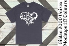 Gildan 2000 Mockup Bundle 117 Colours Black White Grey 1169 Product Image 8