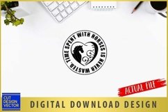 Time Spent With Horses Is Never Wasted SVG Product Image 1