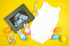 Easter Baby Bodysuit Romper Onesie Styled Stock Photo Mockup Product Image 2