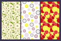 Set of colorful fruits patterns Product Image 6