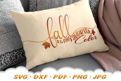 Fall Is My Favorite Color SVG | Fall Quote SVG Product Image 6