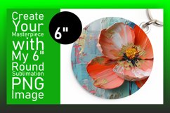 Spring Blossom Burst: Sublimated Round Designs Art PNG Product Image 1