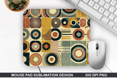 Vintage Mouse Pad Sublimation PNG Design - Mouse Pad PNG Product Image 1