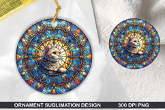 Animals Stained Glass Ornament Bundle, 30 High-Quality PNG Product Image 12