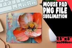 Blossom Magic: Sublimated Mouse Pad Designs Art PNG Product Image 1