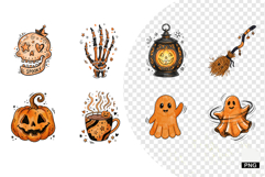 Doodle Halloween Clipart Product Image 1