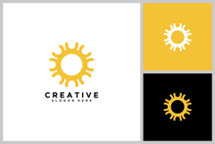 Minimalist Sun Icon Vector Product Image 1