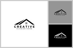Modern House Roof Logo Real Estate. Product Image 1