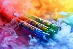 Vibrant vape pens in mystical smoke Product Image 1