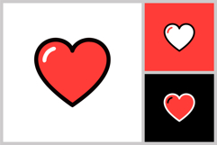 love abstract design vector template Product Image 1