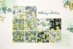 Linden leaves Watercolor png Product Image 2