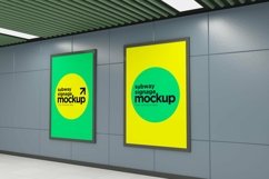 Subway Two Signage Mockup Product Image 1