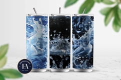 Blue Water Splash Texture | Liquid Abstract Background Product Image 2