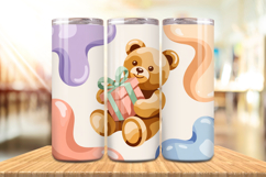 Valentine’s Day Teddy Bear Gift Tumbler Wrap PNG Big Bundle Product Image 2