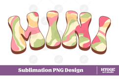 mini Png Retro Retro Mother&#039;s Day Mom Sublimation Product Image 1