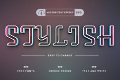 Double Color - Editable Text Effect, Font Style Product Image 3