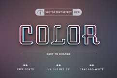 Double Color - Editable Text Effect, Font Style Product Image 4