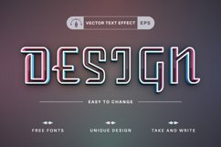 Double Color - Editable Text Effect, Font Style Product Image 5
