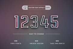 Double Color - Editable Text Effect, Font Style Product Image 6