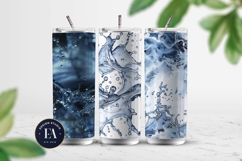 Blue Water Splash Texture | Liquid Abstract Background Product Image 2