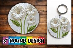 Floral Harmony: Sublimation Circle Design Product Image 1
