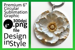 Spring Delight: Sublimation Round Designs Design PNG Product Image 1