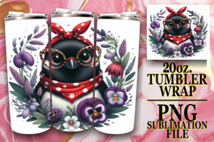 Joyful Spirits 20oz tumbler wrap, Cute Animals Product Image 1