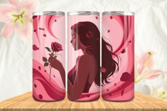 Black Girl Magic Black Woman Positive mind 20oz Tumbler wrap Product Image 1