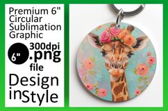 Cute Giraffe Spring Round Design Your Collection Product Image 1