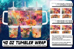 Radiant Waters 40oz Tumbler Sublimation Product Image 1