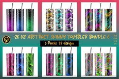 20 Oz Abstract Skinny Tumbler Bundle 6.6 Packs In One Product Image 1