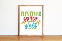 Eleventh Grade Y&#039;all SVG Cut File - Back to School SVG DXF Product Image 4