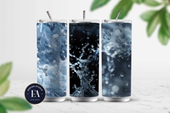 Blue Water Splash Texture | Liquid Abstract Background Product Image 2