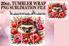 SERENE GIFT 20oz TUMBLER WRAP, Cute Animals Product Image 1