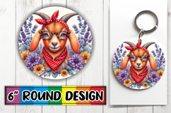 Timeless Keychain Circle Design, Cute Animals Product Image 1