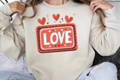 Cute Watercolor Valentines Day Clipart PNG Product Image 1