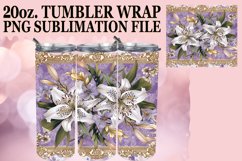 Leopard Sparkle &amp; Flower Burst Tumbler Covers - 20oz Product Image 1