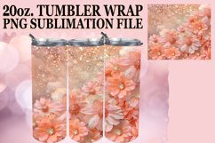 Glamorous Leopard Pattern Tumbler Wrap: Sublimation - 20oz Product Image 1