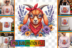 Joyful TSHIRT Gift Magic PNG, Cute Animals Product Image 1