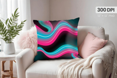 Happy New Year PNG Pillow, Festive New Year's Eve 2026 PNG Product Image 1