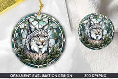 Animals Stained Glass Ornament Bundle, 30 High-Quality PNG Product Image 14