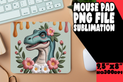 Joyful Mouse Mat Designs for Kids, Cute Dino Product Image 1