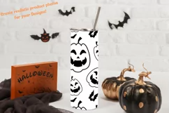 20oz tumbler mockup Halloween skinny tumbler mock up Product Image 2