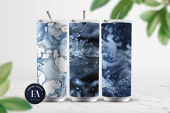 Blue Water Splash Texture | Liquid Abstract Background Product Image 2