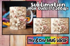 Gentle warmth 11oz 15oz mug wrap, Leopard Prints Product Image 1