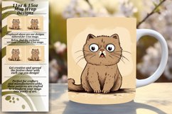 Charming Cat Moments: Colorful Mug Wrap Product Image 1