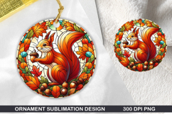 Animals Stained Glass Ornament Bundle, 30 High-Quality PNG Product Image 15