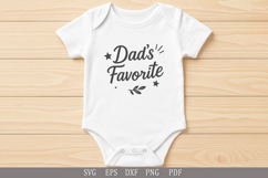 Dad&#039;s Favorite SVG Funny Family Design for T-Shirts and Gift Product Image 4