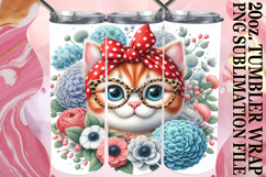 Uplifting Moments 20oz tumbler wrap, Cute Animals Product Image 1