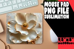 Garden of Beauty: Sublimated Mouse Pad Designs PNG Product Image 1